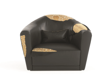 FLYGRADE - Leather armchair with armrests by JCP UNIVERSE - view 2